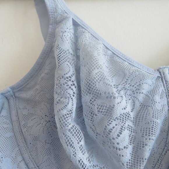 WACOAL Soft Sense Underwire Lace Bra in Kentucky Blue Pastel Feminine - Size 40C - Picture 6 of 14